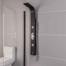 Derwent Shower Panel Black